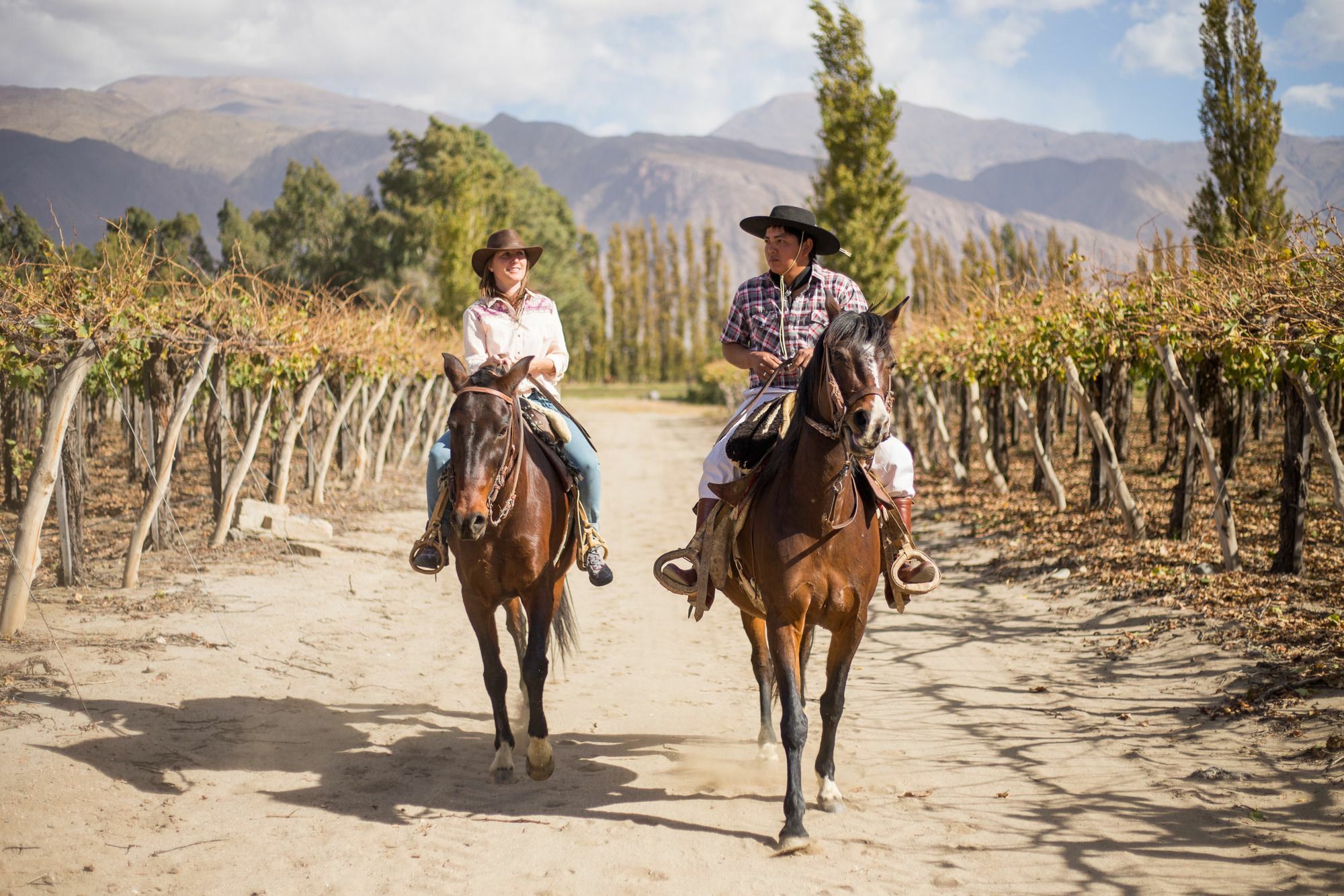 Grace Cafayate Hotel Eksteriør billede Horse riding in the wine region of Mendoza